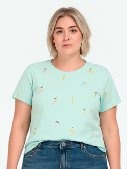 CARKITA - Plus Size T-shirt fra Only Carmakoma