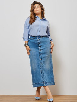 CARIRINA - Plus Size Nederdel fra Only Carmakoma