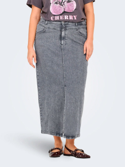 CARMYLAH - Plus Size Nederdel fra Only Carmakoma