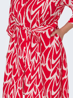 CAROLIVERA - Plus Size Kjole fra Only Carmakoma
