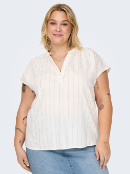 CARLUCILA - Plus Size Bluse fra Only Carmakoma