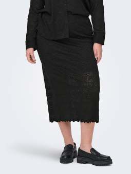 CARROSIL - Plus Size Nederdel fra Only Carmakoma