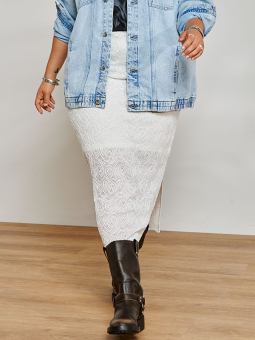 CARROSIL - Plus Size Nederdel fra Only Carmakoma