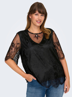 CAREVERLYN - Plus Size Bluse fra Only Carmakoma