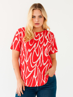 CAROLIVERA - Plus Size T-shirt fra Only Carmakoma