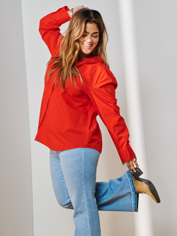 CARLALA - Plus Size Skjorte fra Only Carmakoma