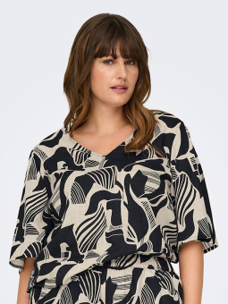 CARMALUSI - Plus Size T-shirt fra Only Carmakoma