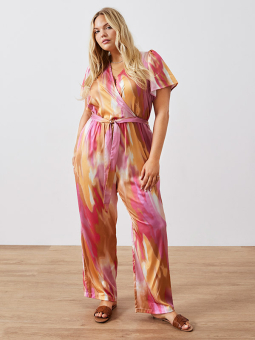CARVELIANE - Plus Size Buksedragt fra Only Carmakoma