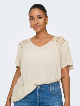 CARSELASI - Plus Size T-shirt fra Only Carmakoma