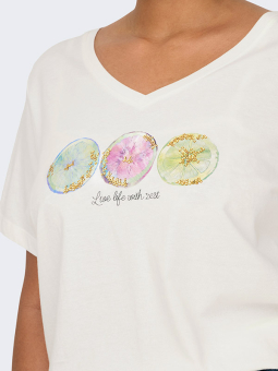 CARTIRA - Plus Size T-shirt fra Only Carmakoma