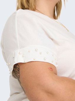 CAROLIVIA - Plus Size T-shirt fra Only Carmakoma