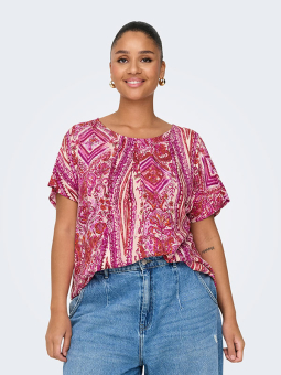 CARNOVA - Plus Size Bluse fra Only Carmakoma