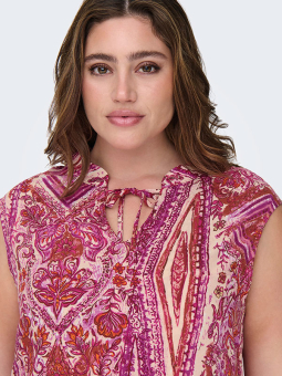 CARNOVA - Plus Size Kjole fra Only Carmakoma