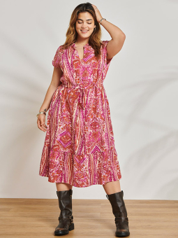 CARNOVA - Plus Size Kjole fra Only Carmakoma