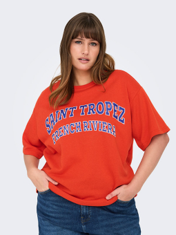 CARJILL - Plus Size T-shirt fra Only Carmakoma