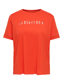 CARANNIE - Plus Size T-shirt fra Only Carmakoma