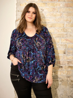 ADEL - Plus Size Bluse fra Zhenzi
