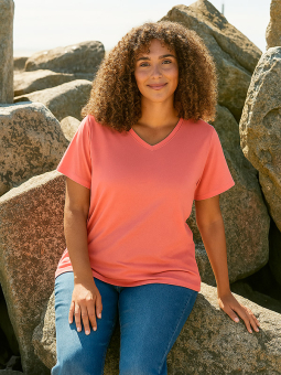 ALBERTA - Plus Size T-shirt fra Zhenzi