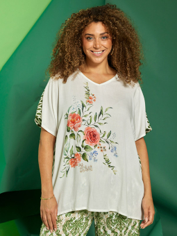 ZH-LUCY - Plus Size T-shirt fra Zhenzi