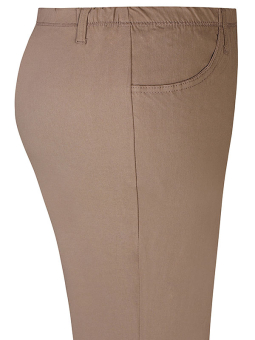 Zhenzi TWIST - Brune leggings i viskose stretch