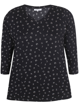Plus Size T-shirt fra Zhenzi