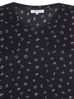 Plus Size T-shirt fra Zhenzi