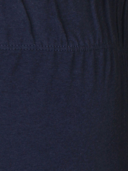 Zhenzi KANT - Marine blå 3/4 leggings i bomulds jersey