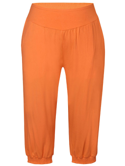 TWIST - Sand farvede 3/4 leggings i viskose stretch