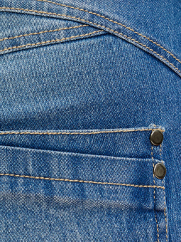 Zhenzi STEP - Blå cowboy shorts med stræk