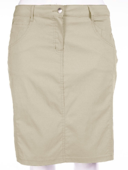 JAZZY - Hvide capri bukser med lynlås detalje