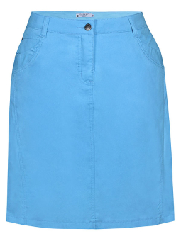 TWIST - Blå capri bukser i strækbar bengalin