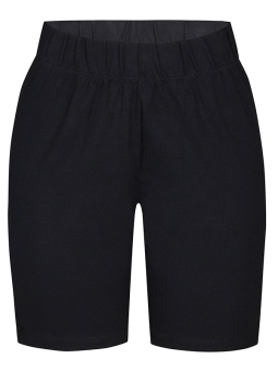 Zhenzi KANT - Sorte skånebukser / cykelshorts i bomulds jersey