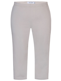 Zhenzi TWIST - Sand farvede 3/4 leggings i viskose stretch