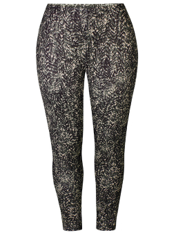 SUSA - Sort printede leggings