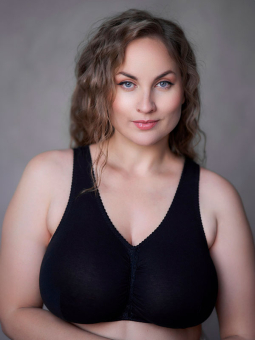 UNIQUE BOMULD - Plus Size BH uden bøjle fra Plaisir
