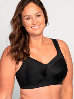 KATE SPORT - Plus Size BH uden bøjle fra Ulla Dessous