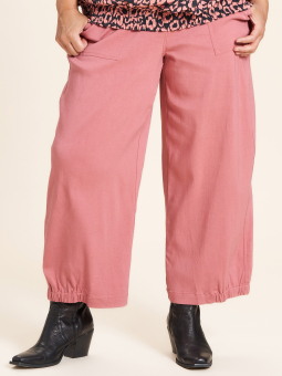 Gozzip Clara - Rosa culotte bukser i viskose bengalin