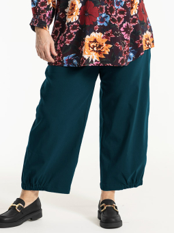Clara - Koksgrå culotte bukser i viskose bengalin