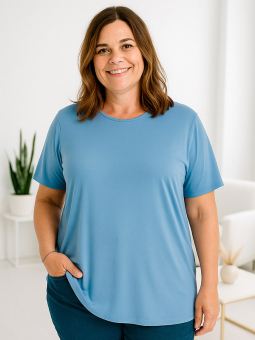 GITTE - Plus Size T-shirt fra Gozzip