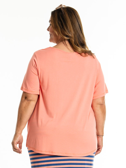 GITTE - Plus Size T-shirt fra Gozzip