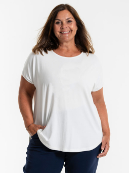 GITTE - Plus Size T-shirt fra Gozzip