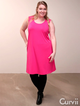 Gozzip GITTE - Pink top / underkjole i viskose jersey