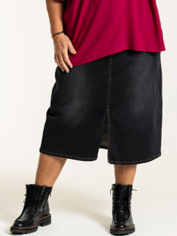 ALENA - Plus Size Nederdel fra Gozzip