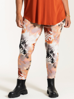 Gozzip ELLEN - Printet leggings i viskose jersey