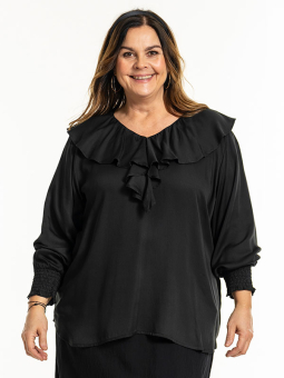 GYTHA - Plus Size Bluse fra Gozzip