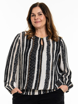 HONEY - Plus Size Bluse fra Gozzip