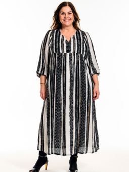 HONG - Plus Size Kjole fra Gozzip
