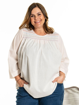INGFRED - Plus Size Bluse fra Gozzip