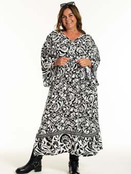 JAMILA - Plus Size Kjole fra Gozzip