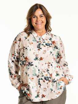 KARINA - Plus Size Skjorte fra Gozzip